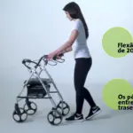 Andador com 4 rodas para idosos: como escolher com segurança