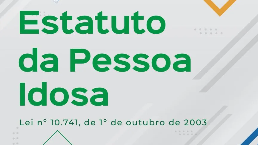 Capa do Estatuto da Pessoa Idosa, Lei nº 10.741 de 2003