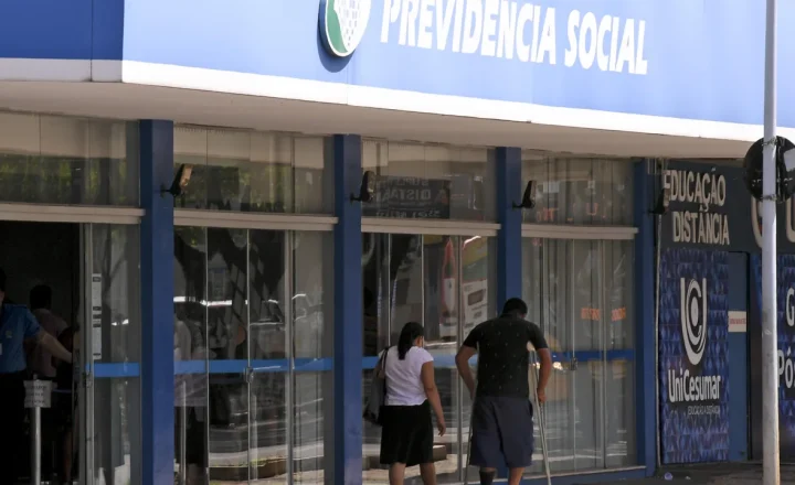 Fachada de uma agência da Previdência Social do INSS