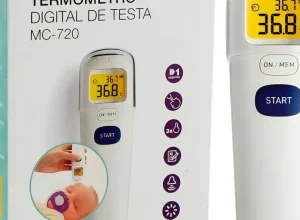 Termômetro infravermelho de testa OMRON MC-720, imagem do produto