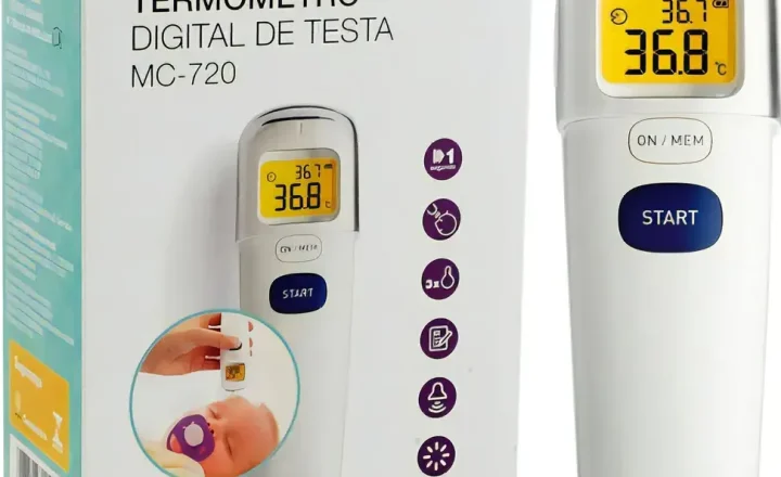 Termômetro infravermelho de testa OMRON MC-720, imagem do produto