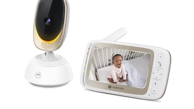 Babá eletrônica Motorola VM85 Connect com câmera e monitor portátil