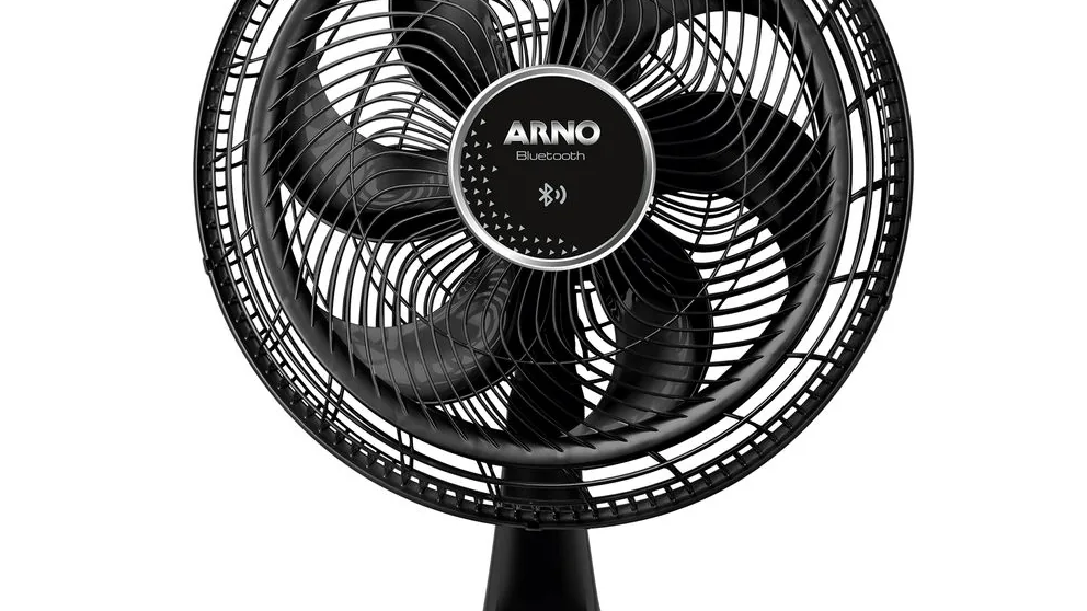 Ventilador Arno Ultra Silence Force Bluetooth de mesa, com controle pelo celular