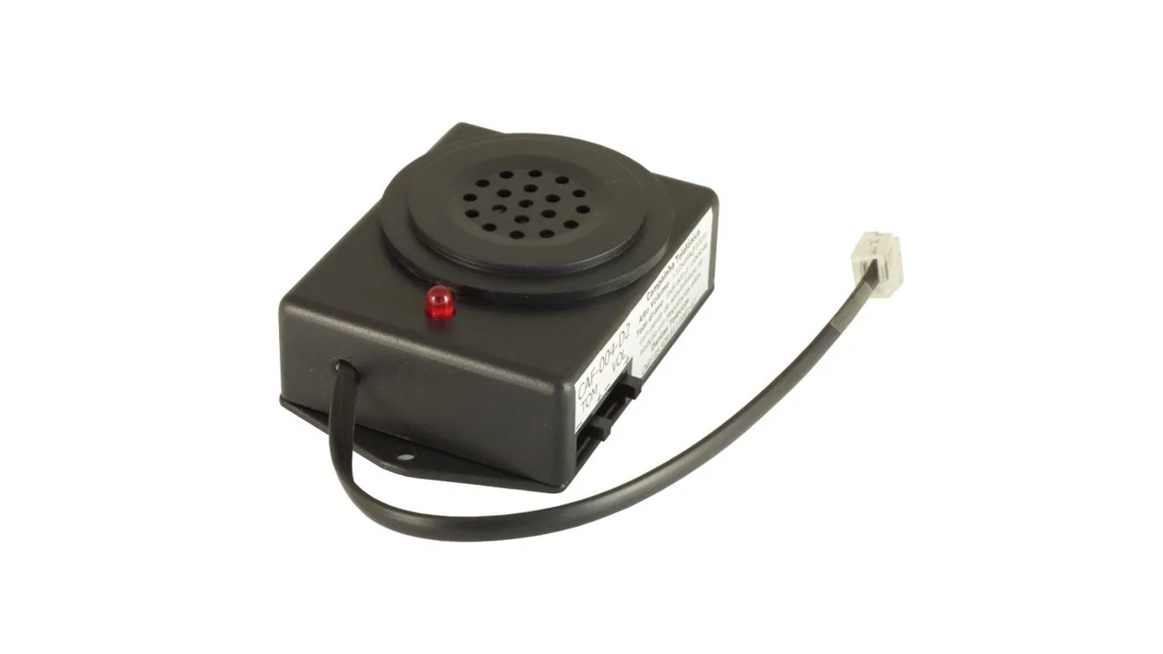 Campainha auxiliar de telefone Dantas CAF-004-D2 com LED e cabo RJ11