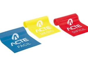 Kit de faixas elásticas Acte Sports em diferentes resistências