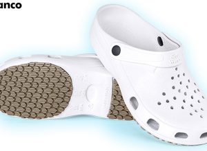 Babuch Soft Works BB31 branco com sola antiderrapante em destaque