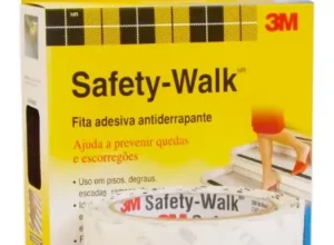 Fita adesiva antiderrapante 3M Safety-Walk para banheiro